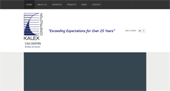 Desktop Screenshot of kalexconstruction.com